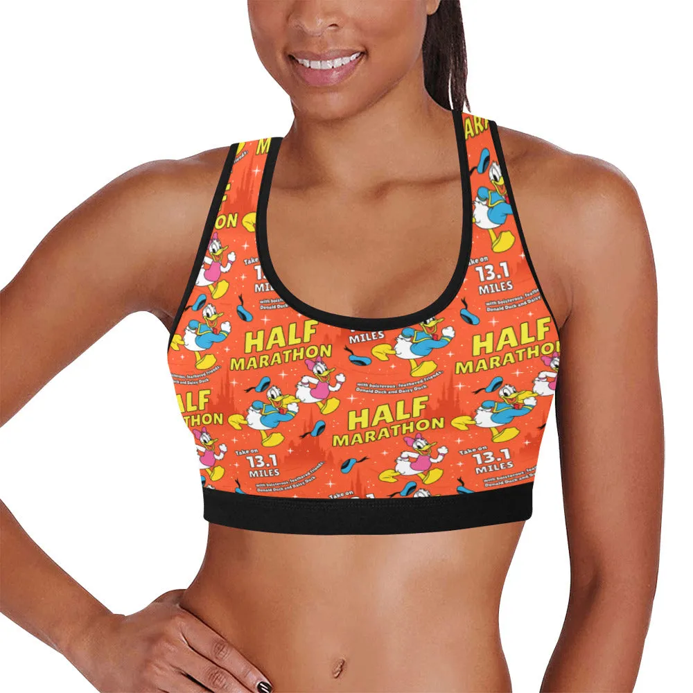 Donald And Daisy Half Marathon Women's Sports Bra