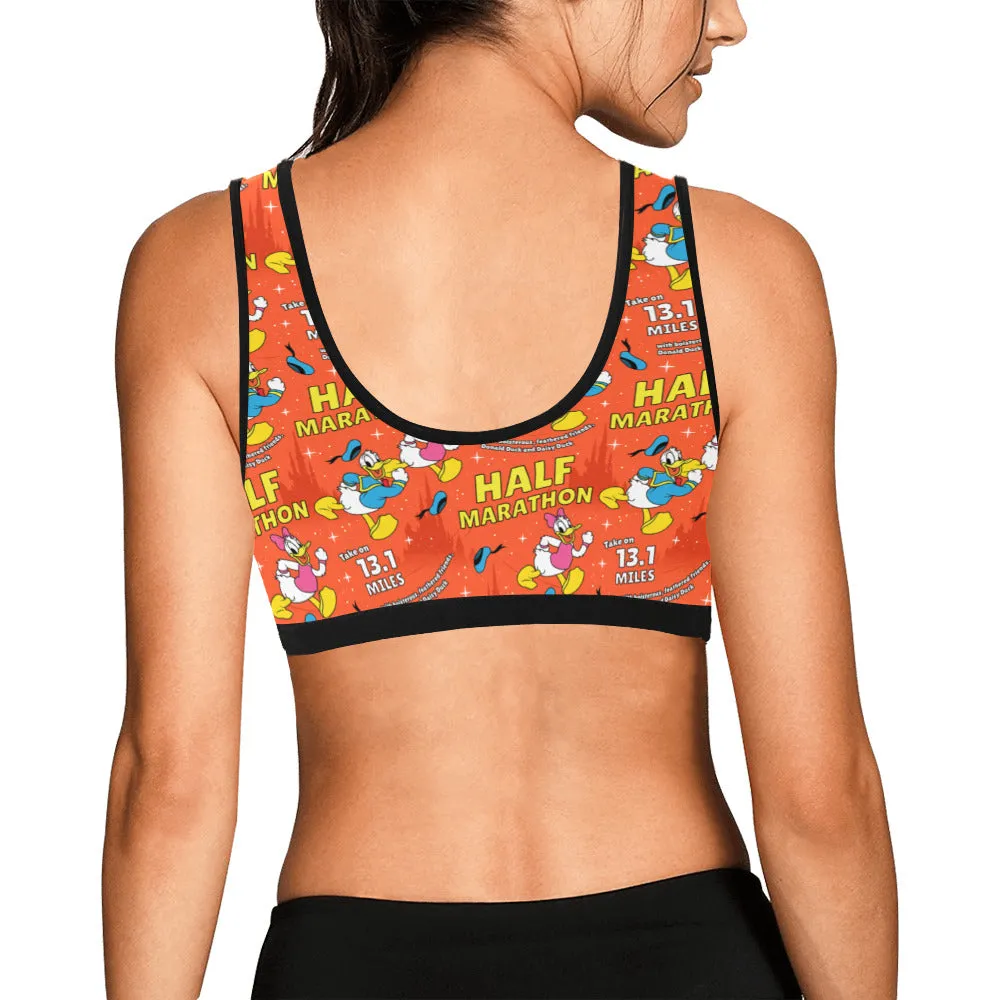 Donald And Daisy Half Marathon Women's Sports Bra