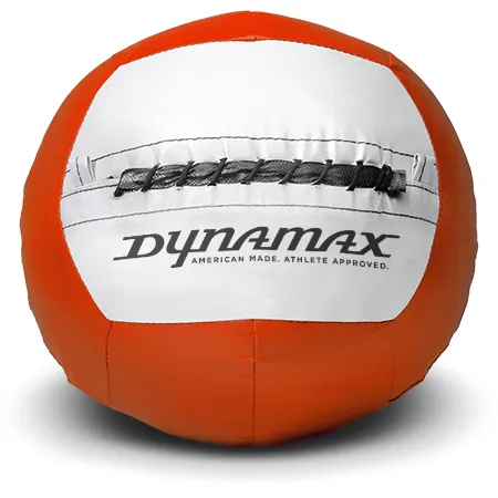 DYNAMAX MEDICINE BALL STANDARD COLLECTION ORANGE/GRAY. BONUS - FREE EXERCISE BROCHURE!