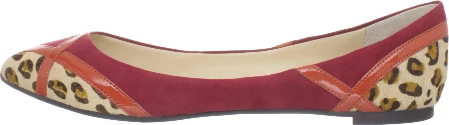 Enzo Angiolini Seylia Flat,Red Multi (Women)