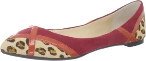 Enzo Angiolini Seylia Flat,Red Multi (Women)