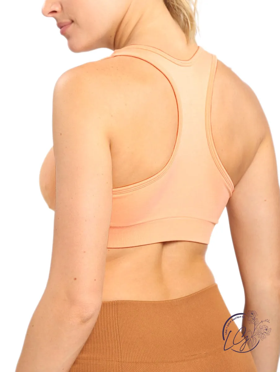 Essential Seamless Racerback Sports Bra