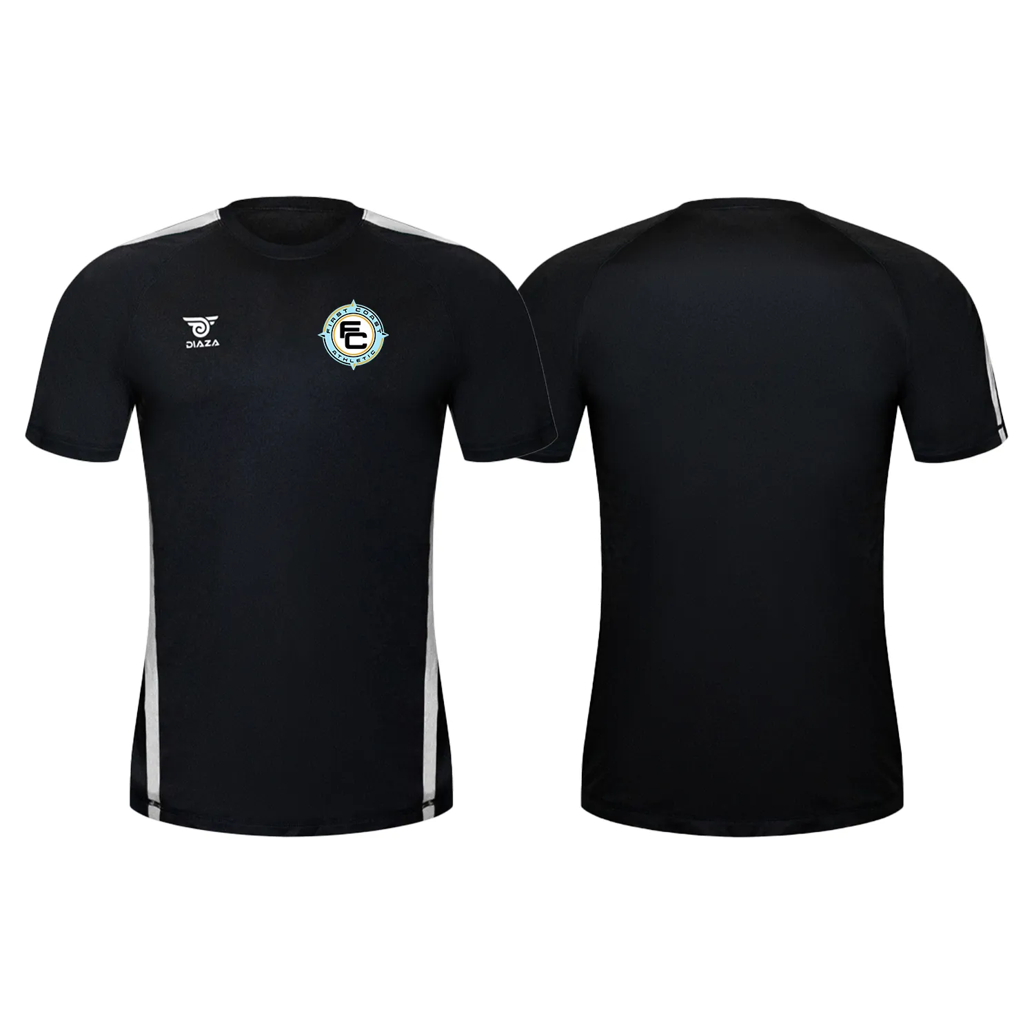 First Coast Athletic City Training Jersey Black White