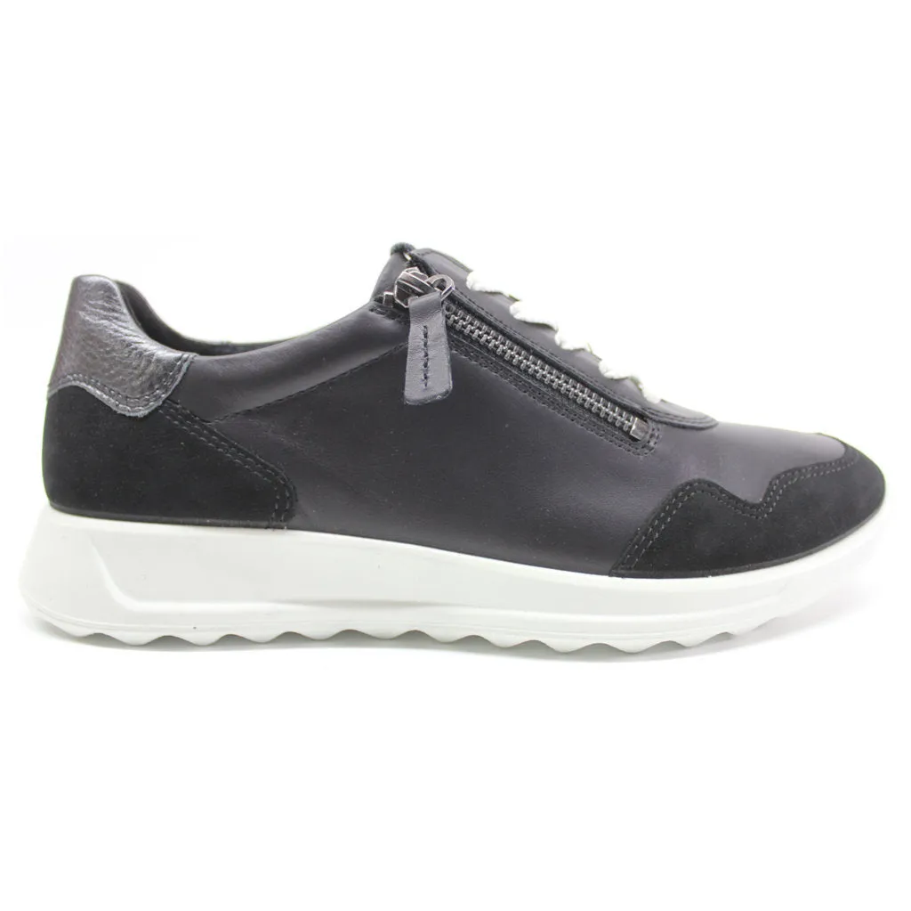 Flexure Runner Full Grain Leather Women's Low Top Trainers