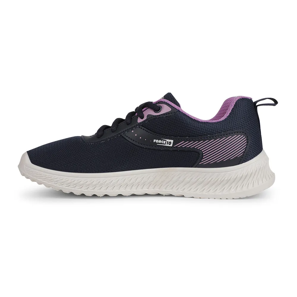 Force 10 Sports Navy Blue Walking Shoes For Women OSLO-20E By Liberty