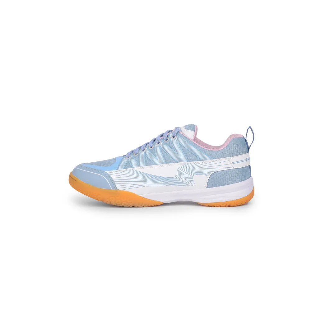 FREEDOM Sports Sky Blue Badminton Shoes For Men GRIPPER-01 By Liberty