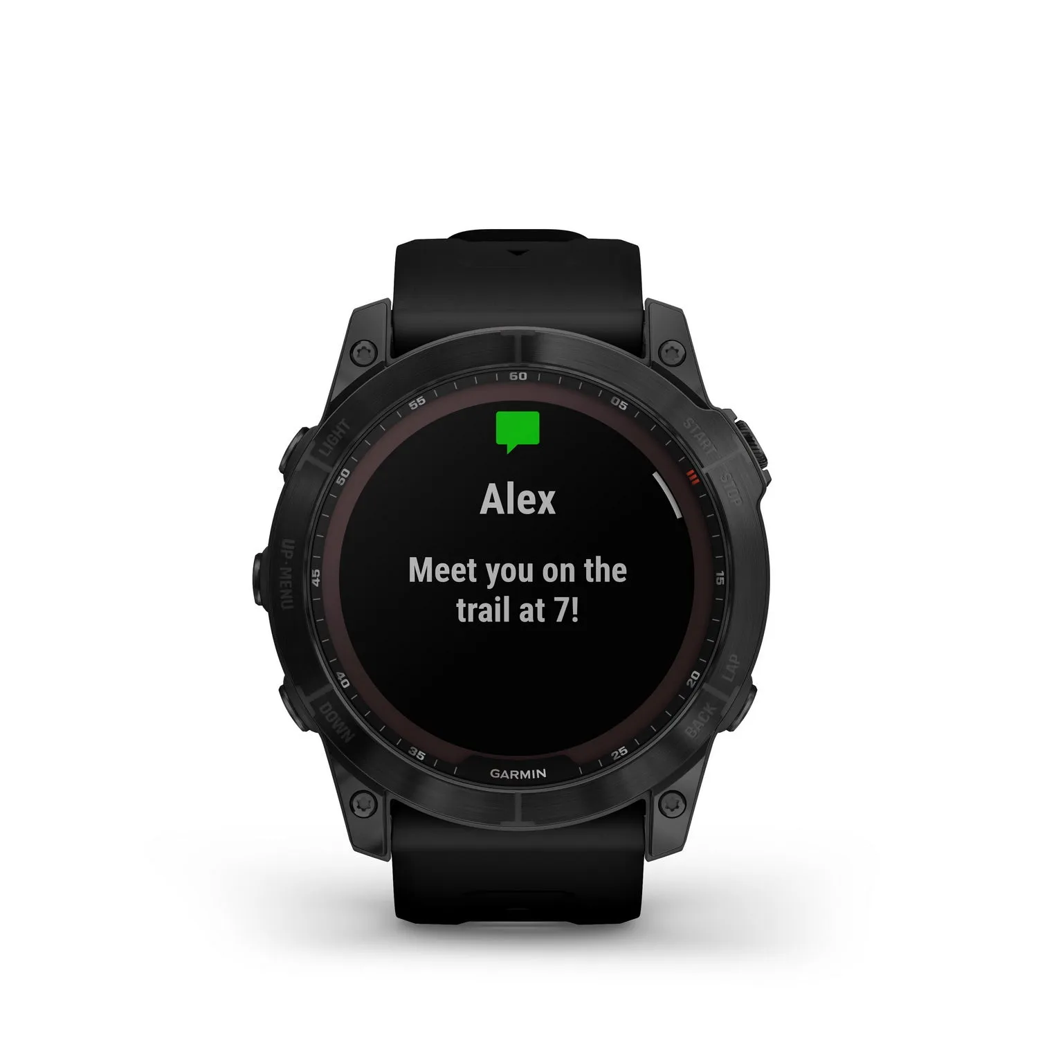 Garmin Fenix 7X Sapphire Solar Black DLC Titanium with Black Band