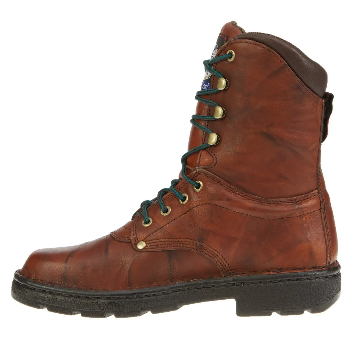 Georgia Eagle Light Mens Russet Wildwood Leather Comfort Work Boots