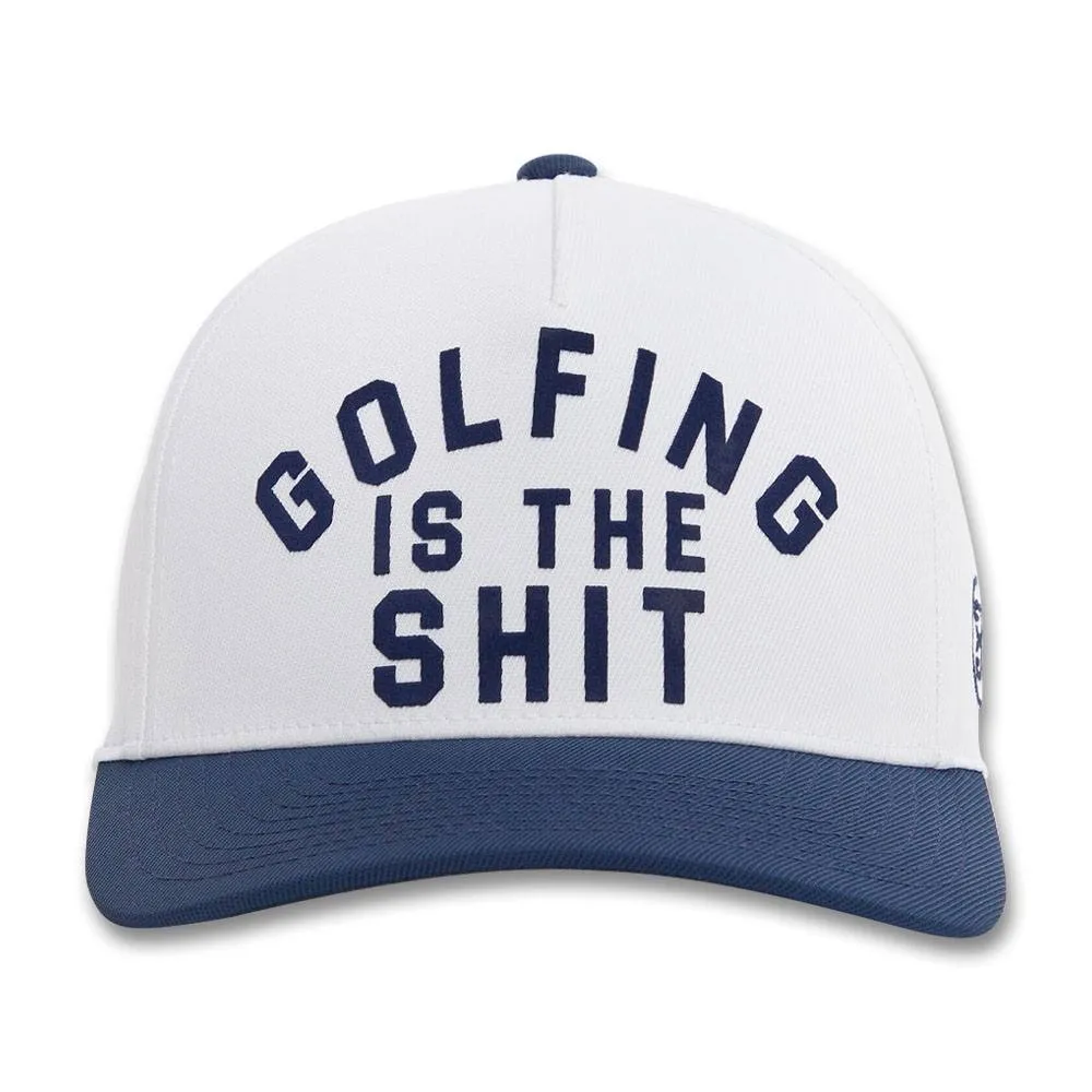 Gfore Golfing Is The Sh*t Stretch Twill Snapback Golf Cap 2023