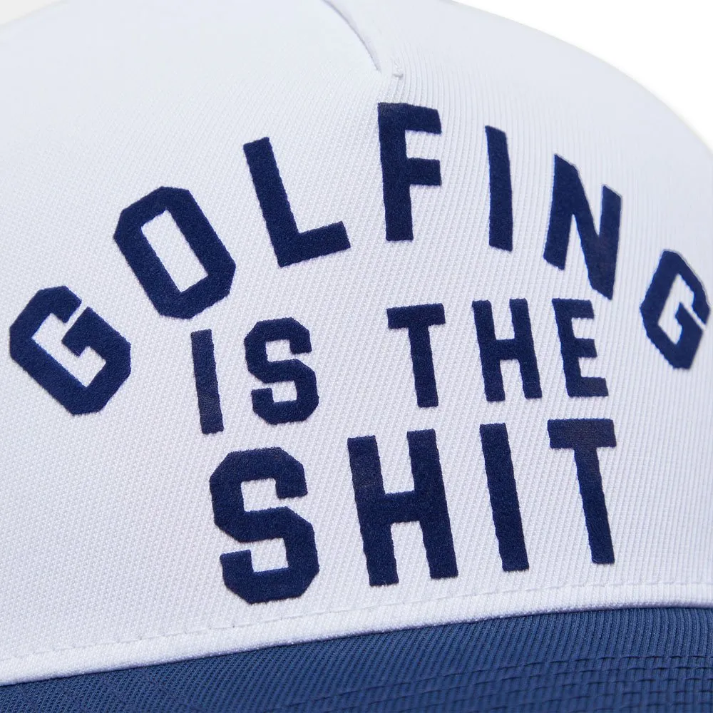 Gfore Golfing Is The Sh*t Stretch Twill Snapback Golf Cap 2023