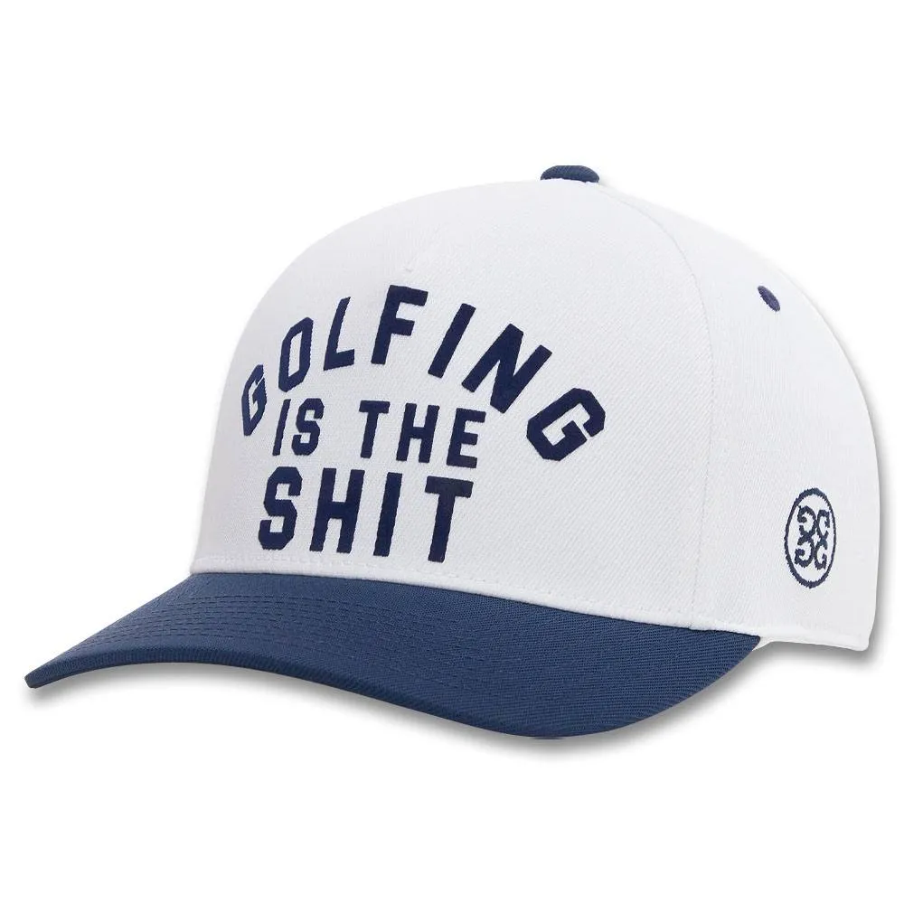 Gfore Golfing Is The Sh*t Stretch Twill Snapback Golf Cap 2023