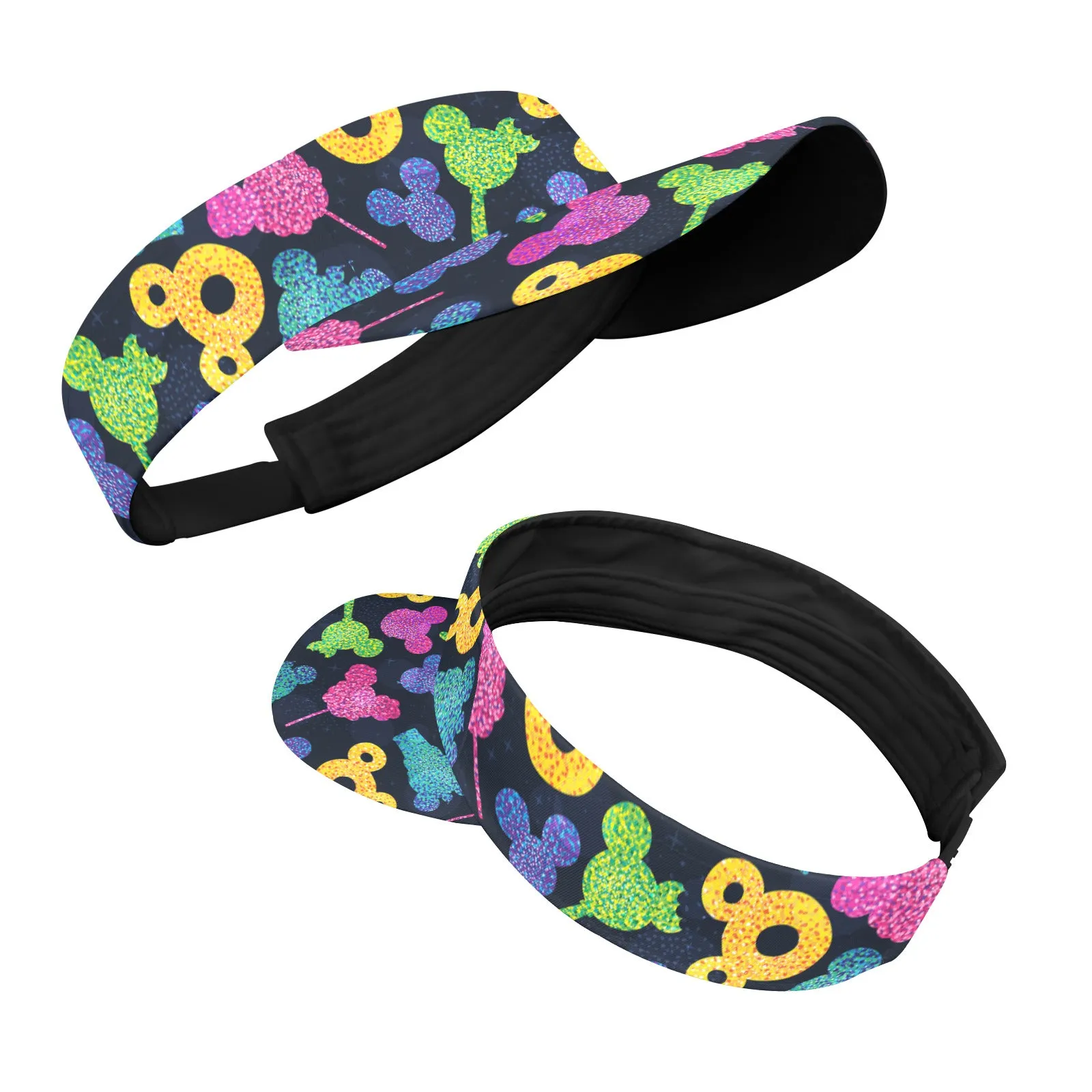 Glitter Park Snacks Athletic Visor