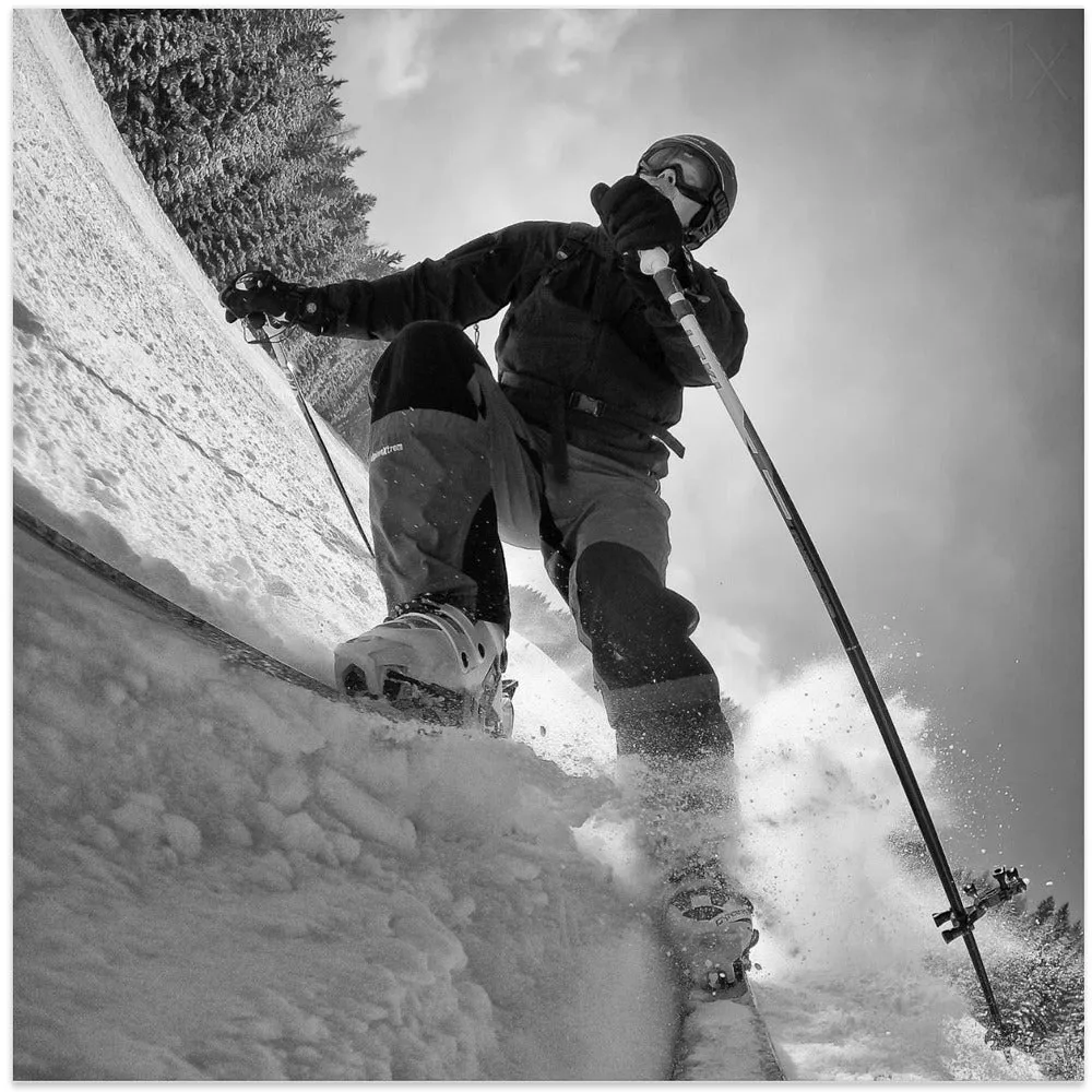 GoPro Rider Square Canvas Art