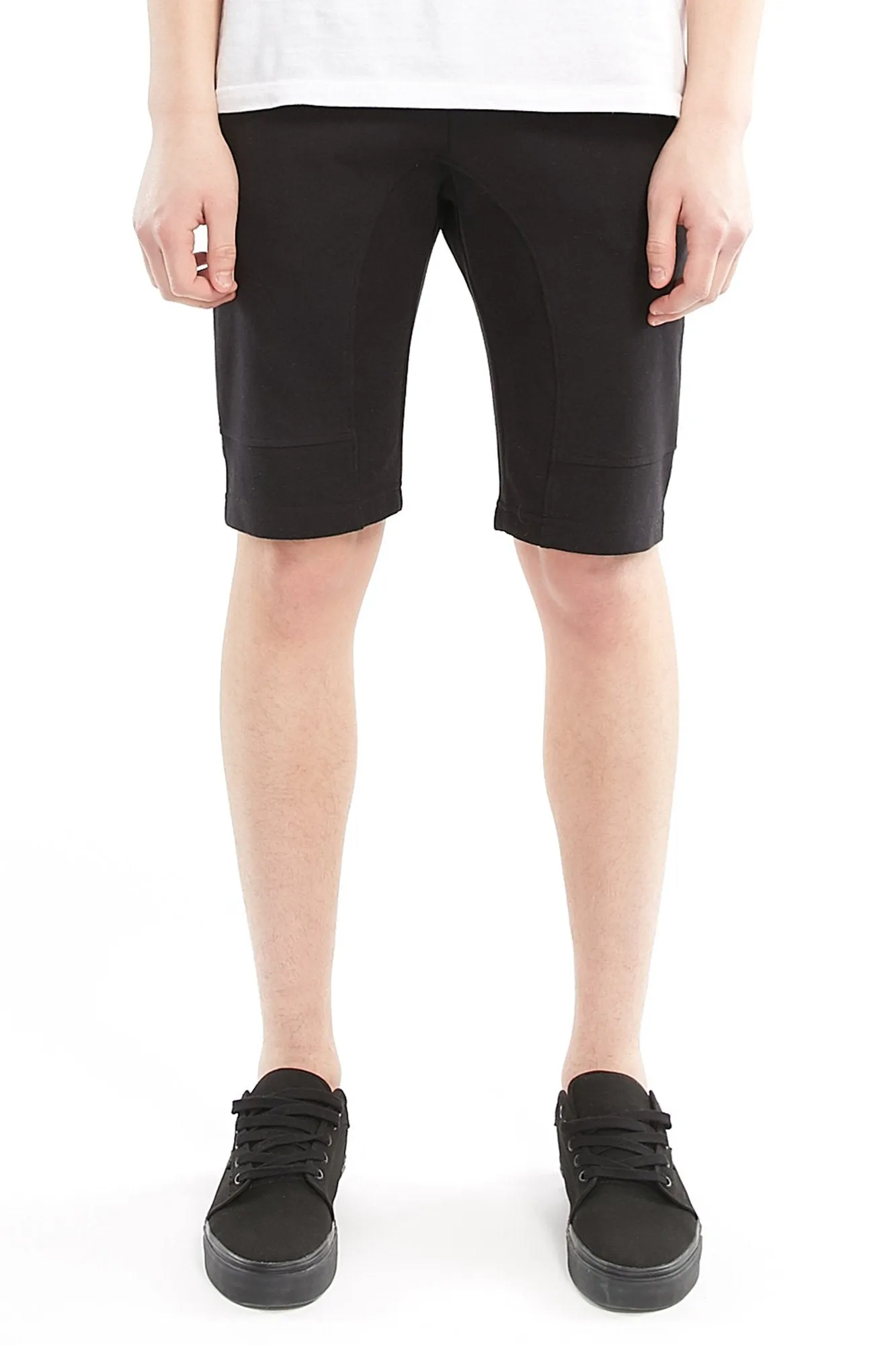 Guys Zipper Detail Pocket Drawstring Short