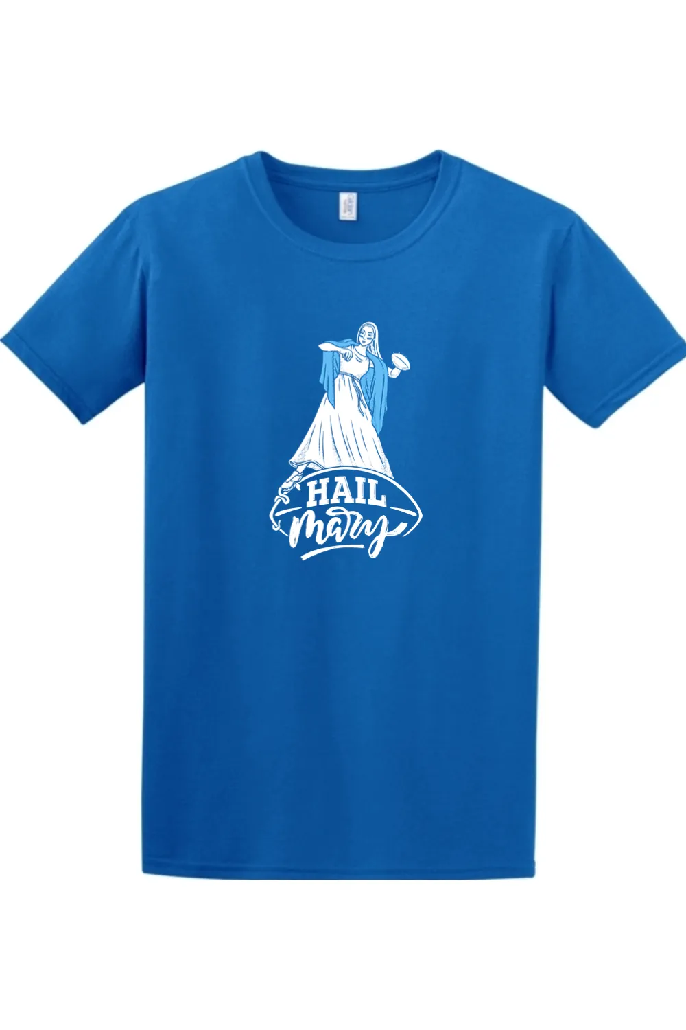 Hail Mary - Catholic Football Adult T-shirt