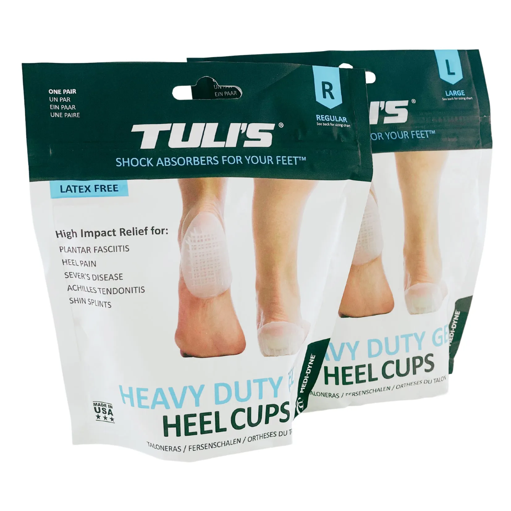 Heavy Duty Gel Heel Cups - Tuli's (1)