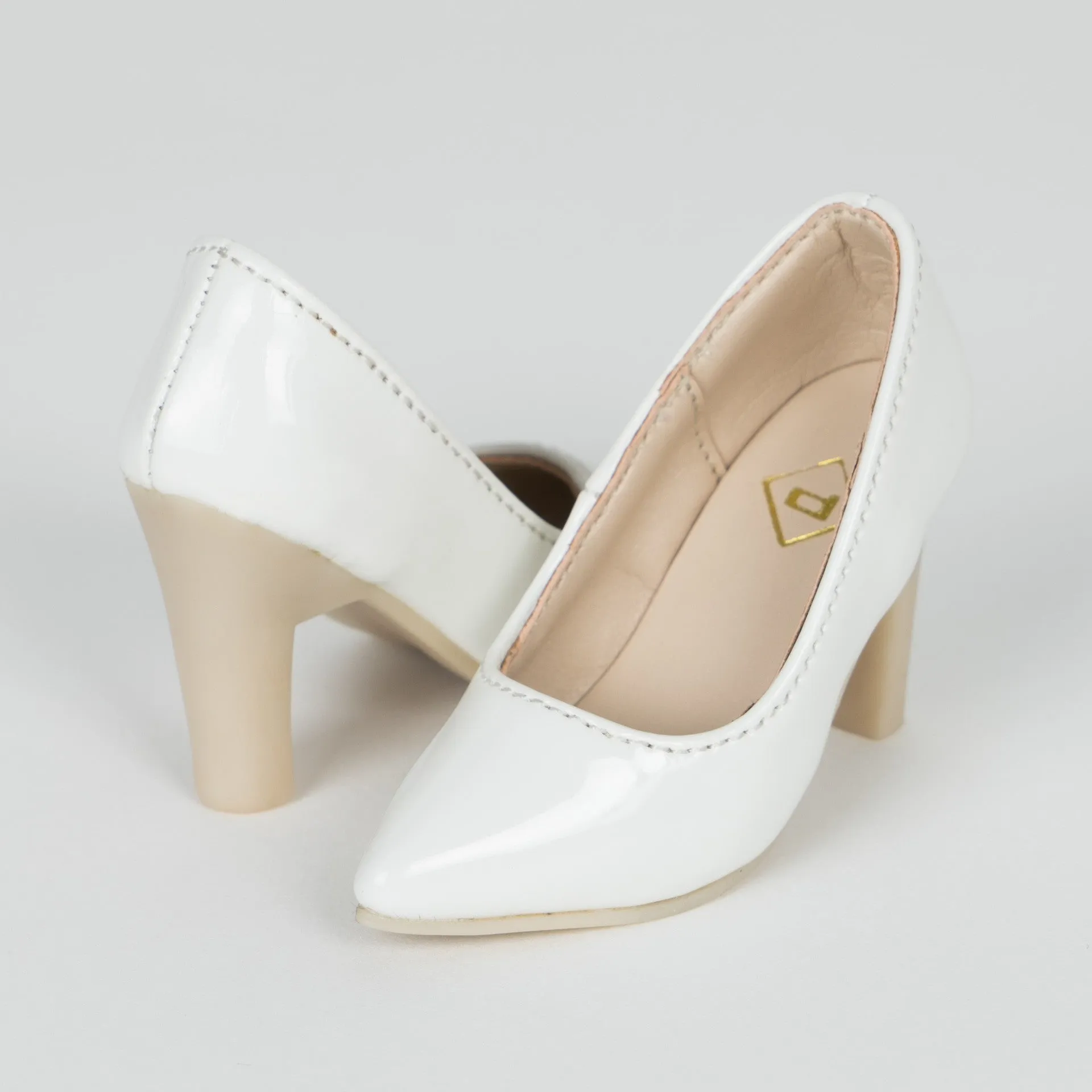 High Heel Shoes White