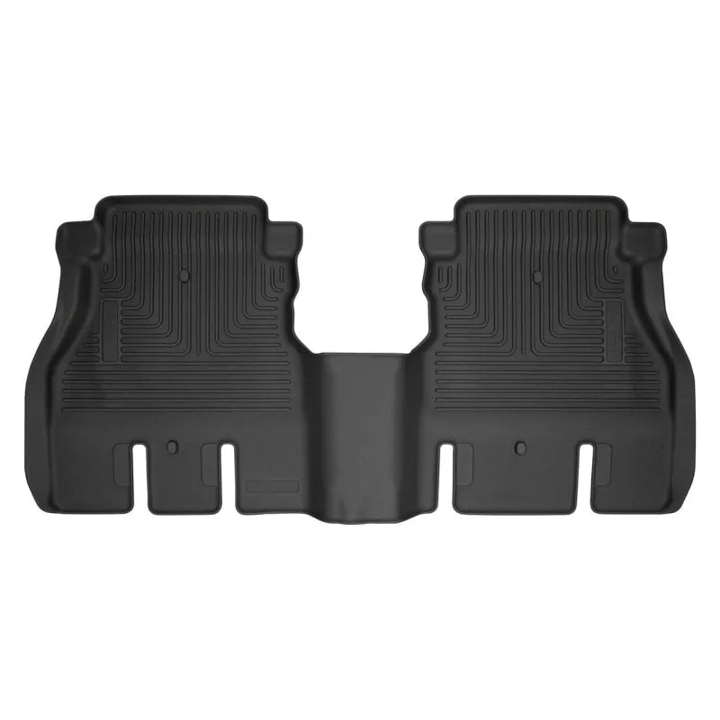 Husky Liners WeatherBeater Rear 2nd Row Floor Liner | Jeep Wrangler (JL) | Black