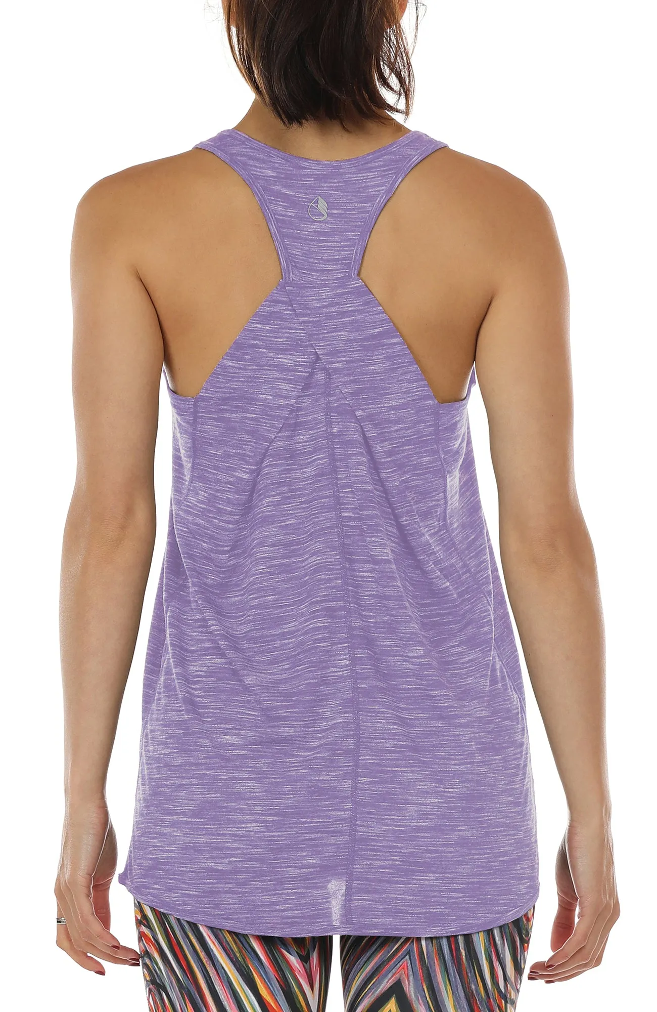 icyzone Workout Tank Shirts Women - Athletic Exercise Yoga Gym Tops, Womens Muscle Tank