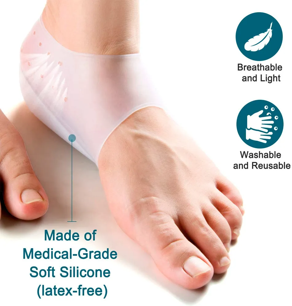 Invisible Height Increase Insole Heel Lift Insole Invisible Foot Reinforcer Non-Slip Heightening Socks Invisible Heightening Insoles for Men and Women