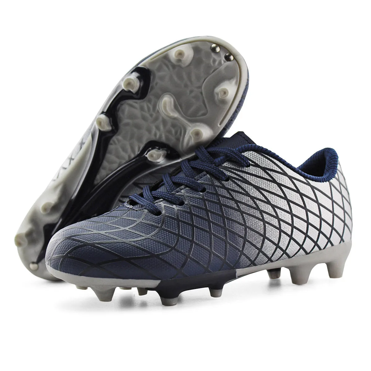 Kids Outdoor Soccer Cleats Lace-up