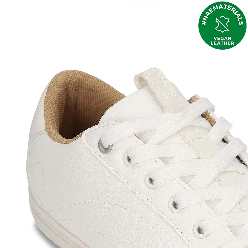 Komo Unisex Vegan Microfiber Sneakers | White