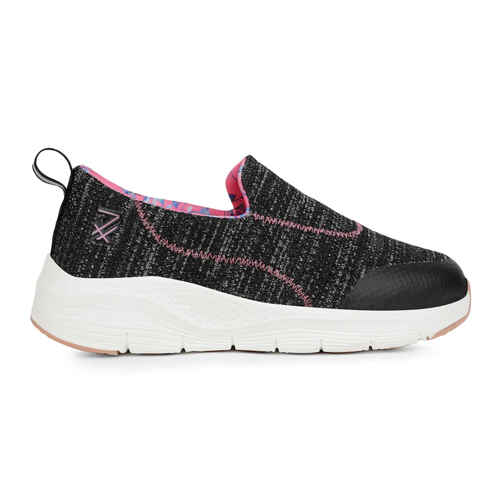 Leap7x Sports Black Walking Shoes For Women OLIVA-5 By Liberty