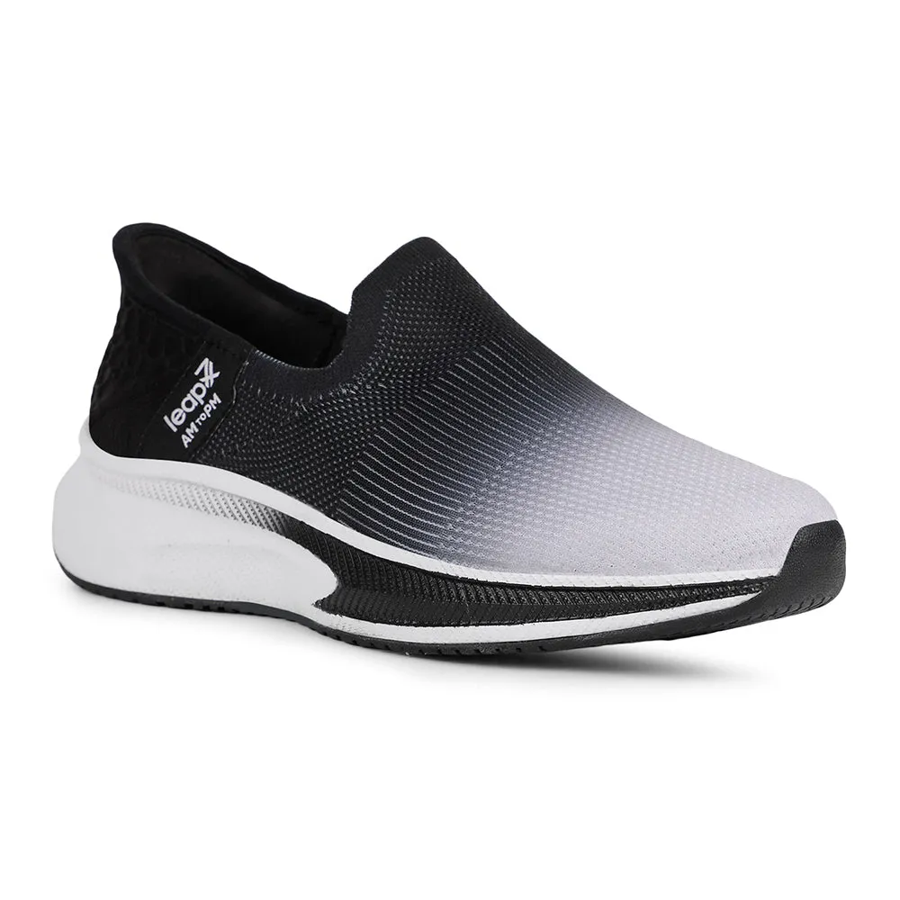 Leap7x Sports Grey Walking Shoes For Mens EAZYGO-10 By Liberty