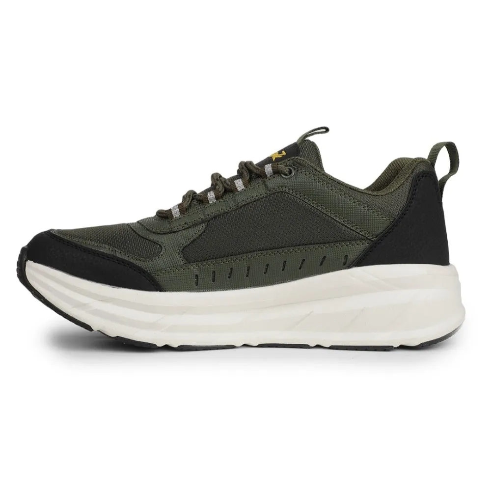 Leap7x Sports Olive Green Running Shoes For Mens MOUNT-E By Liberty