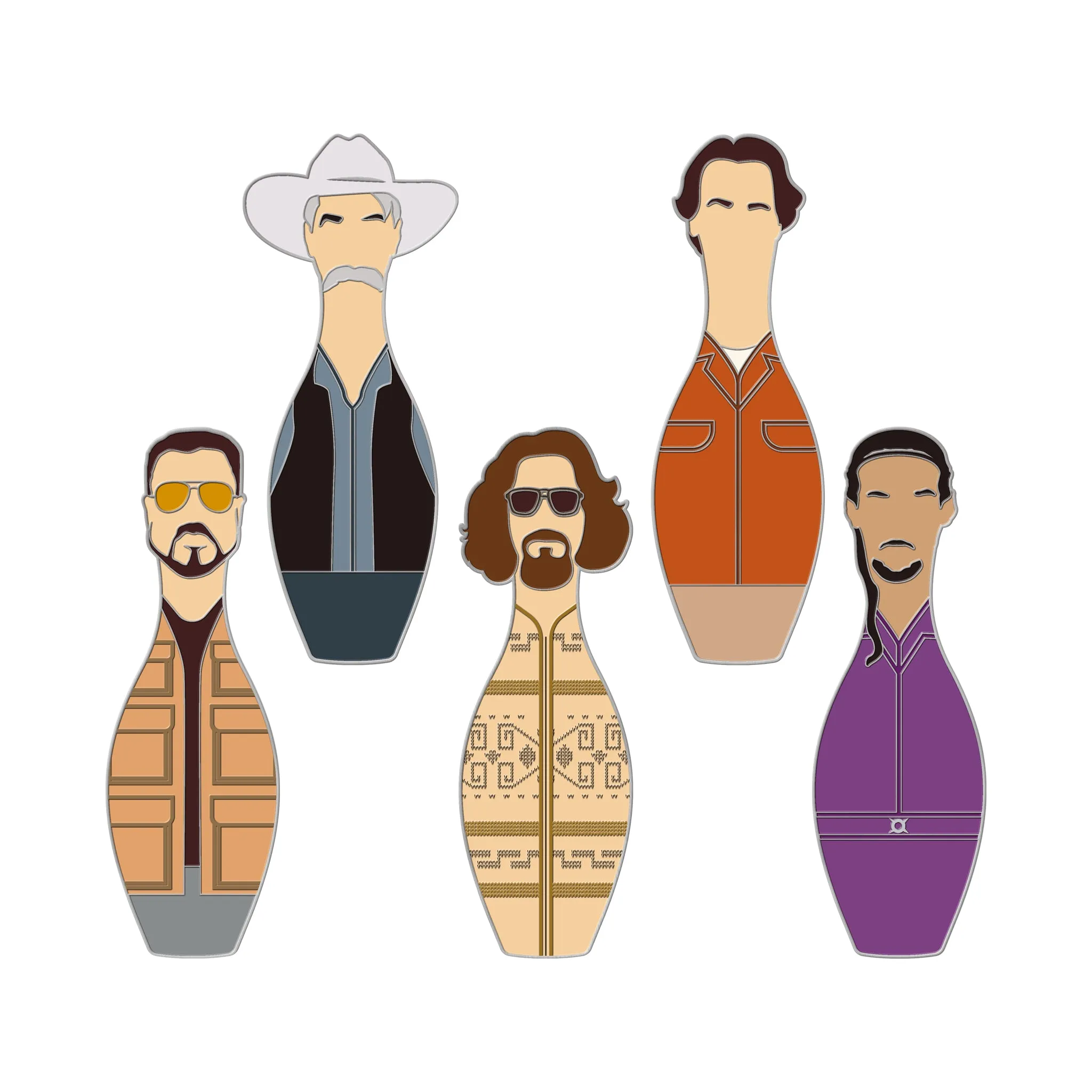 Lebowski Pins Challenge Coin Set