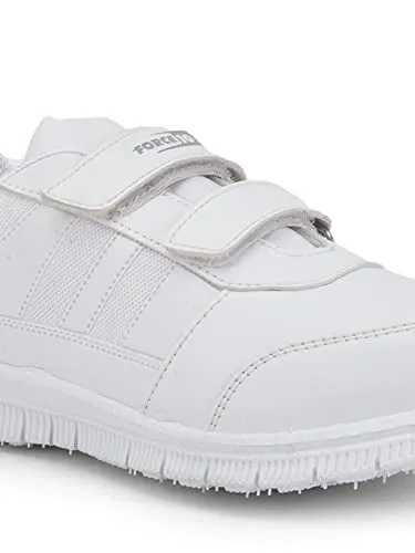 Liberty Force 10 Kids Gola-SCHV White School Non Lacing Shoes (5 UK)