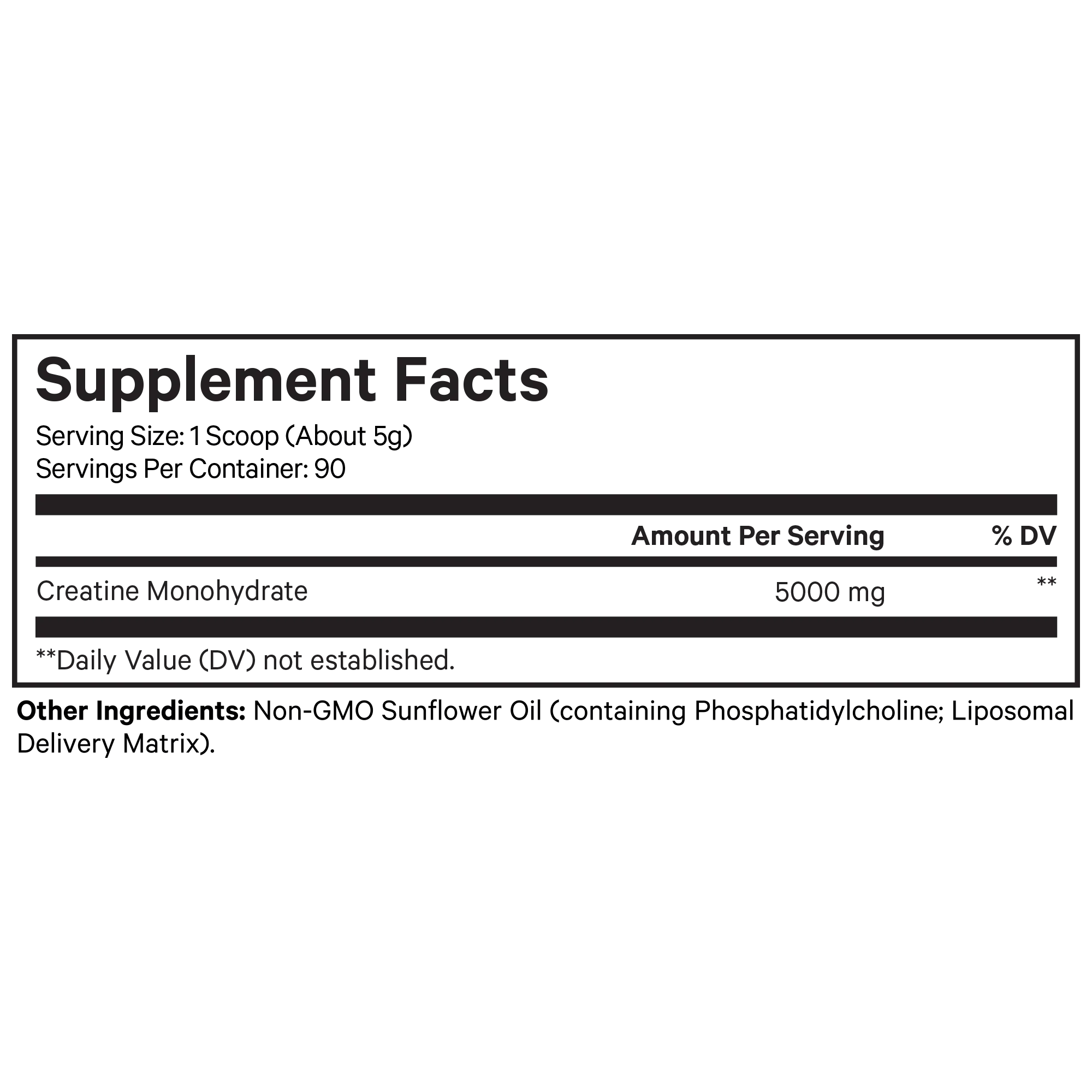 Liposomal Creatine Monohydrate Powder Large