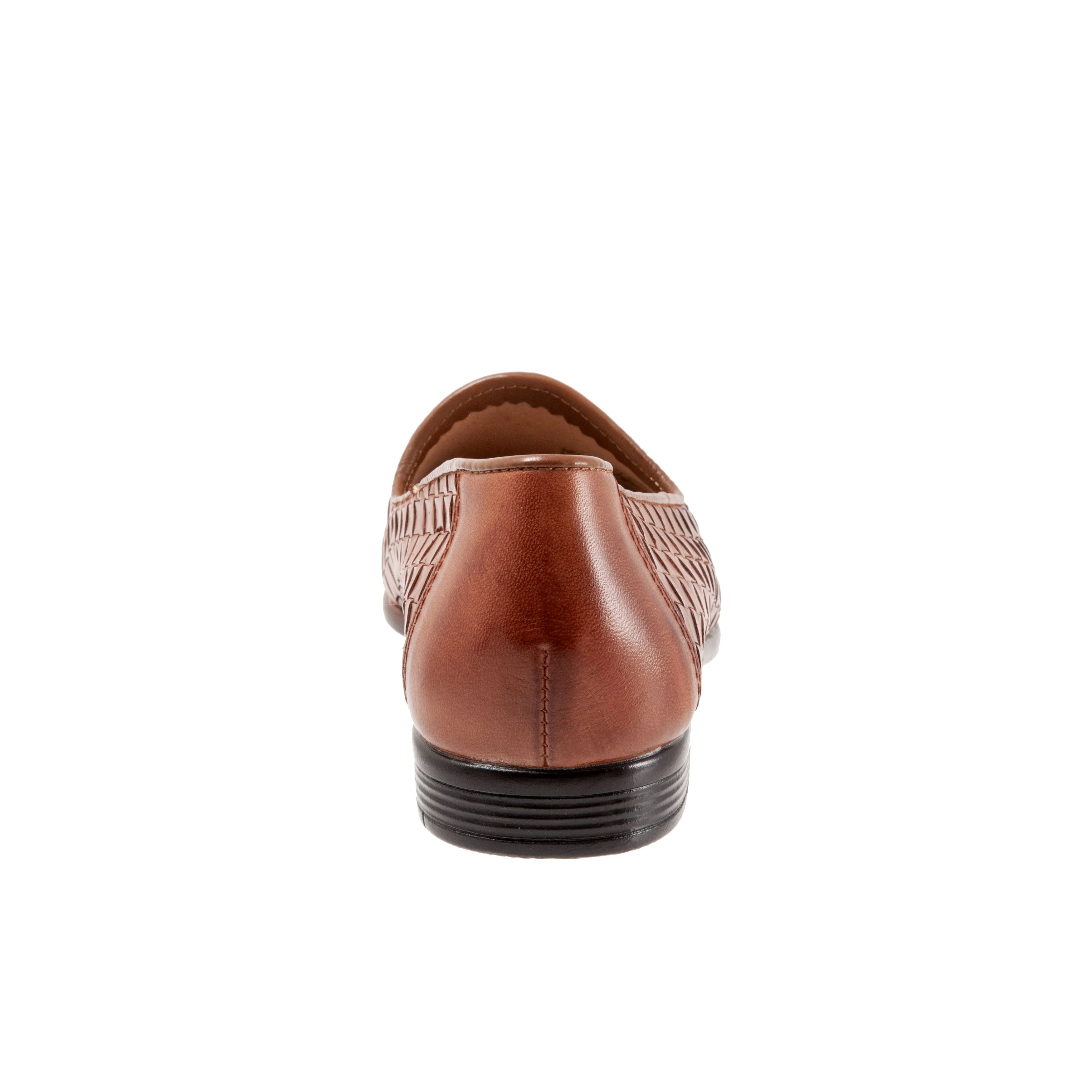 Liz Woven Tan Slip-on Shoes