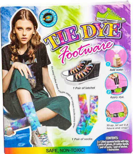 Makr Tie Dye Footwear Accessory Kit