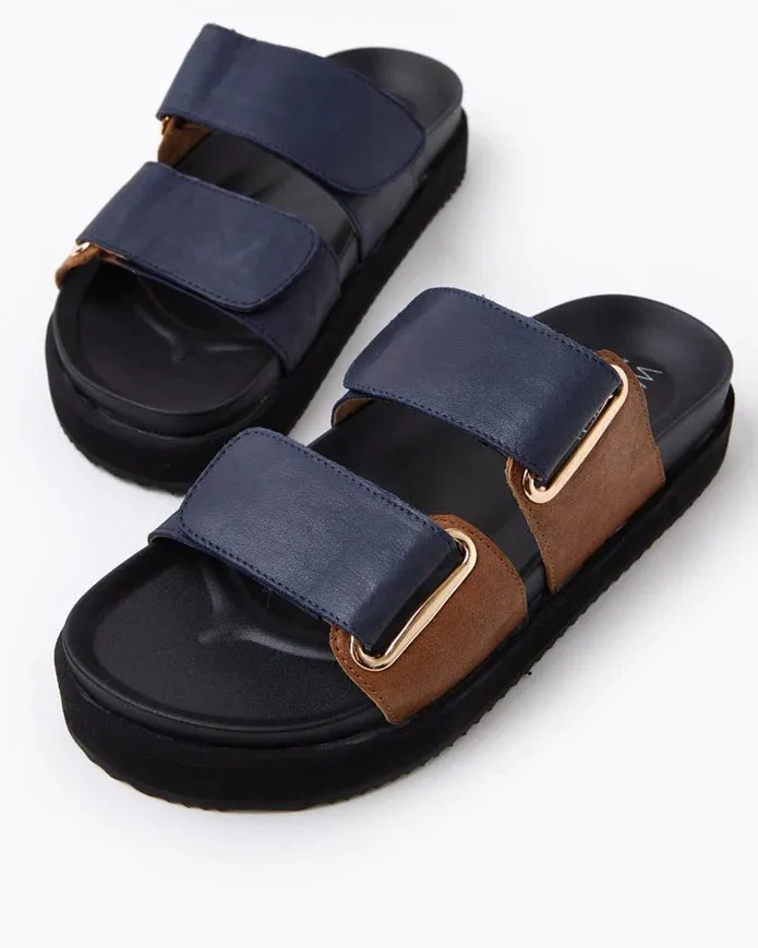 Mara Leather Slide