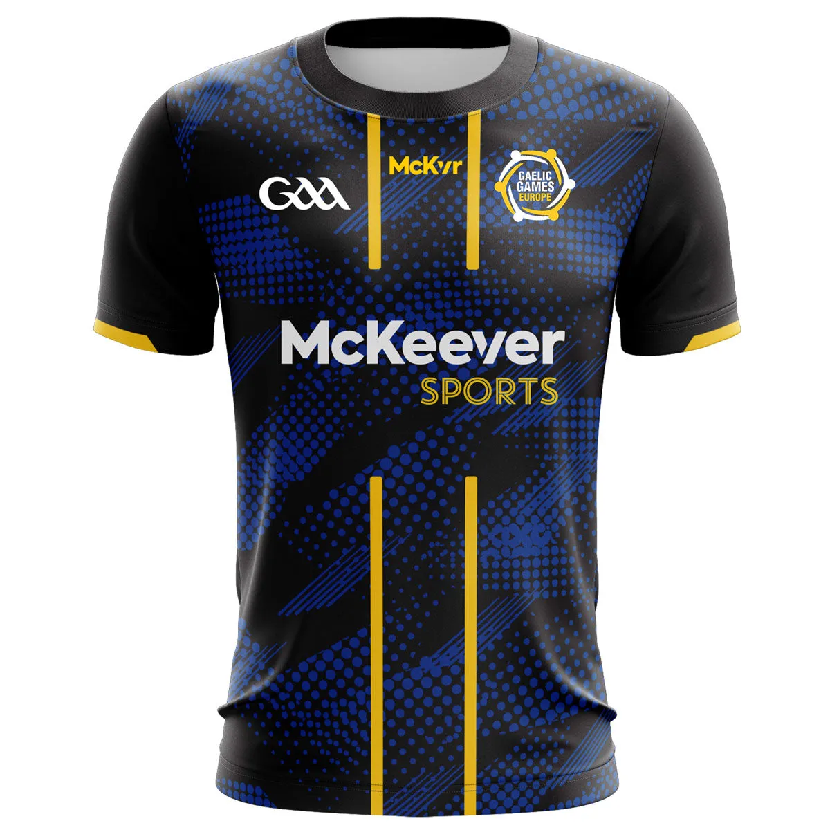 Mc Keever Gaelic Games Europe Playing Jersey - Adult - Black