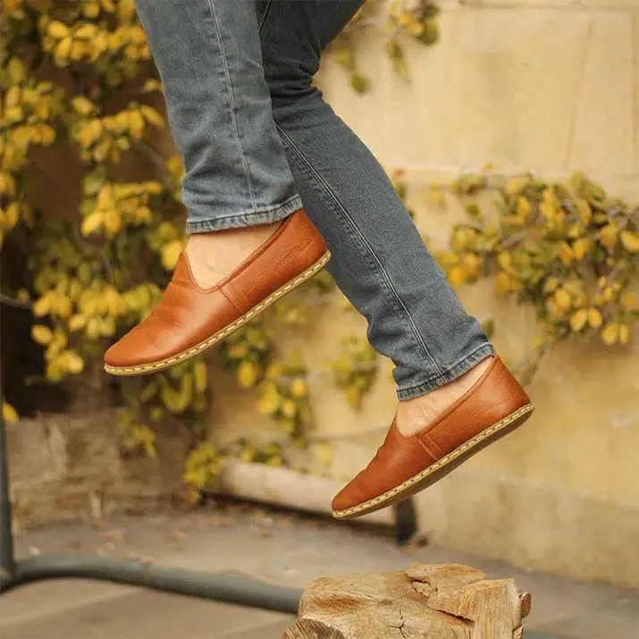 Men's Barefoot Grounding Shoes Antique Brown