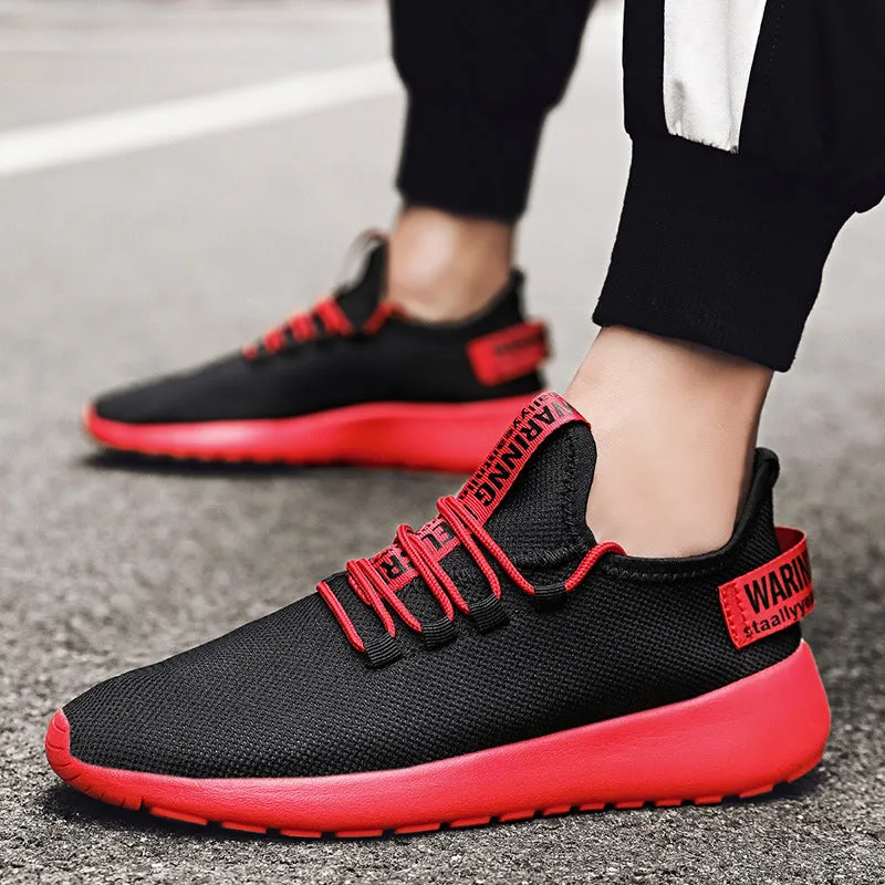 Men's Casual Breathable Running Sports Shoes - GlamzLife