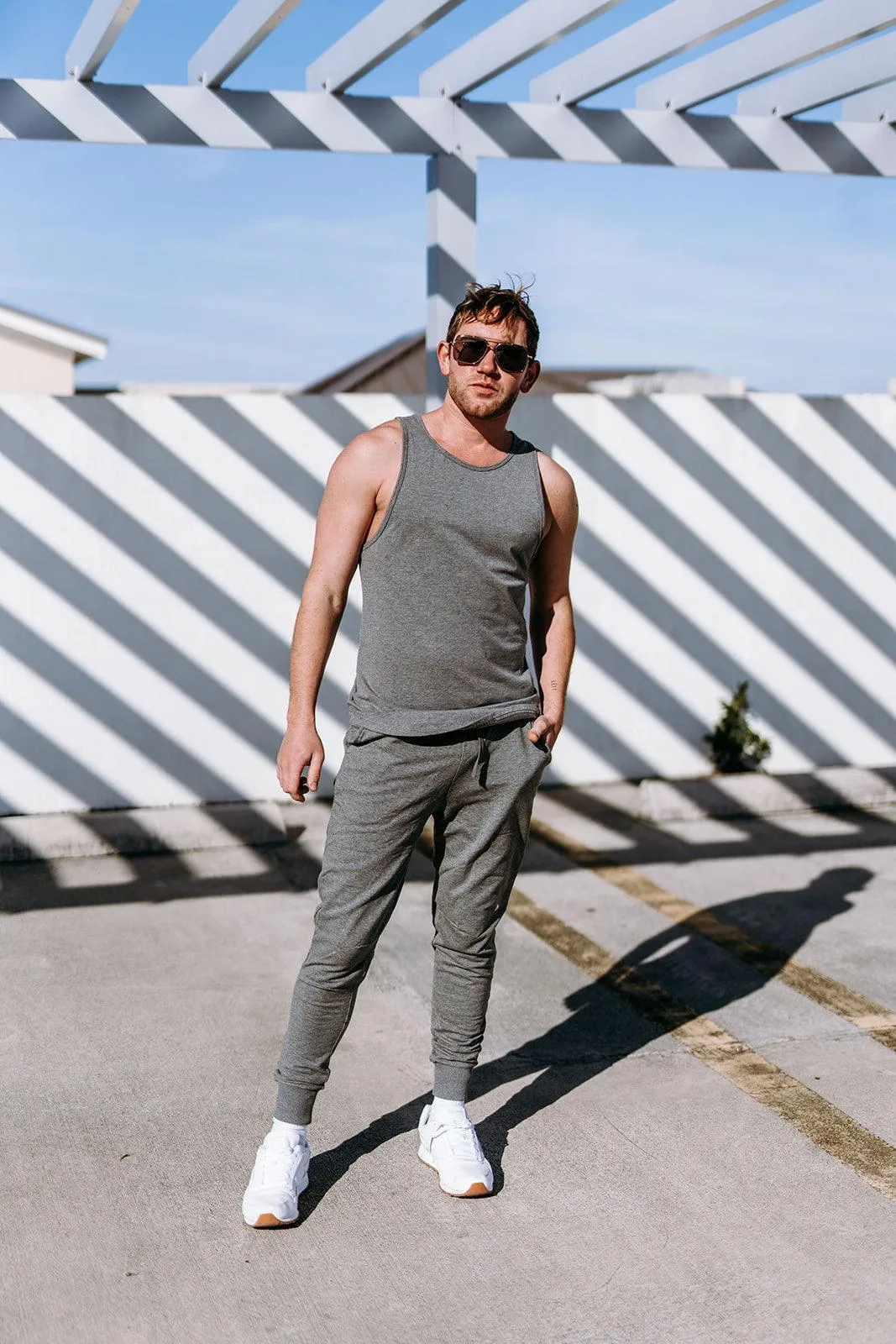 Men's Grey Tank Top