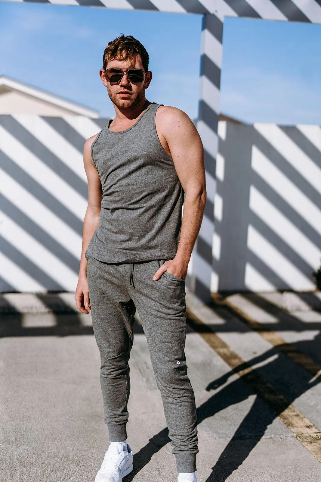 Men's Grey Tank Top