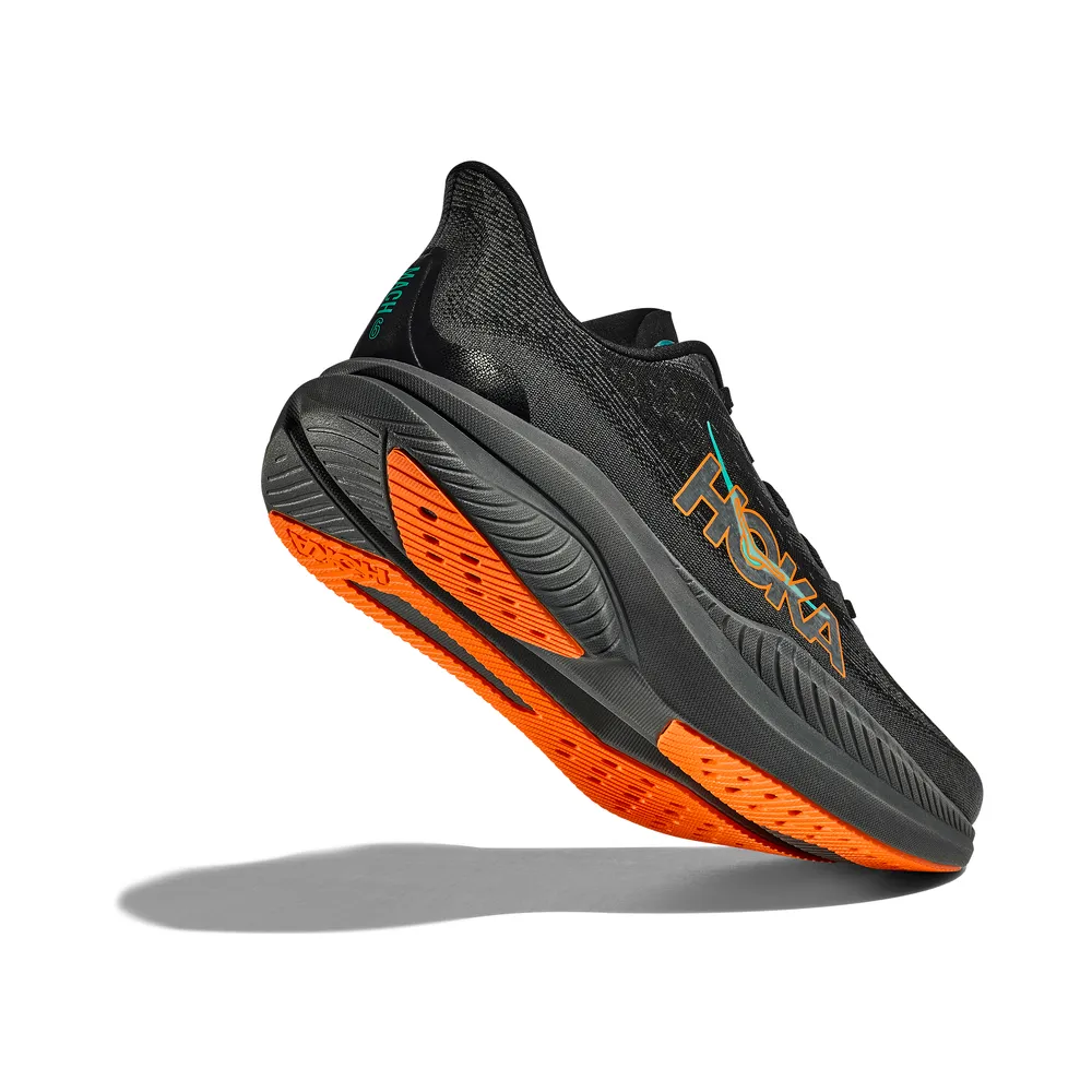 Mens Mach 6 - Black/Electric Tangerine