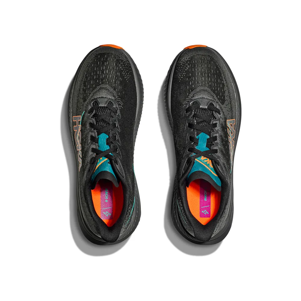 Mens Mach 6 - Black/Electric Tangerine