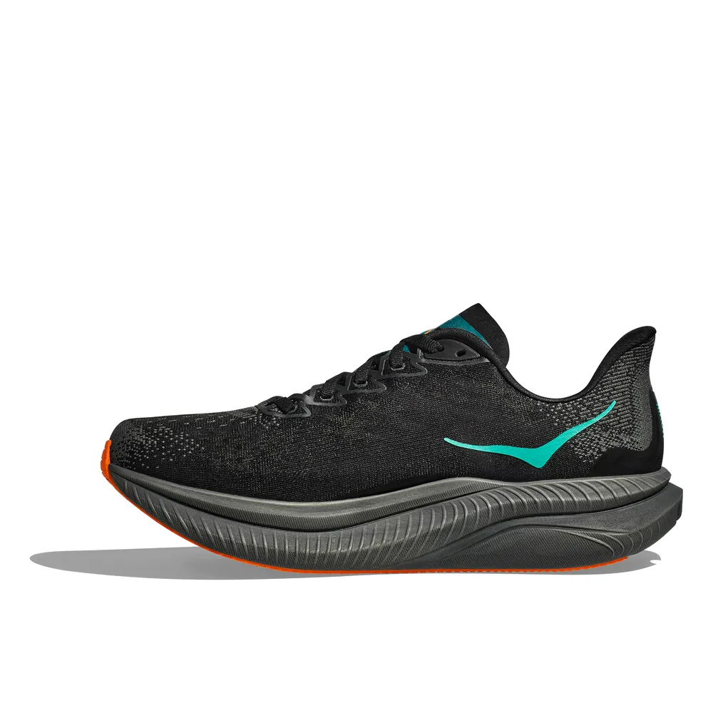 Mens Mach 6 - Black/Electric Tangerine