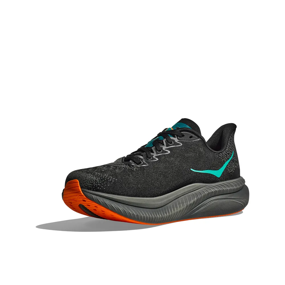 Mens Mach 6 - Black/Electric Tangerine