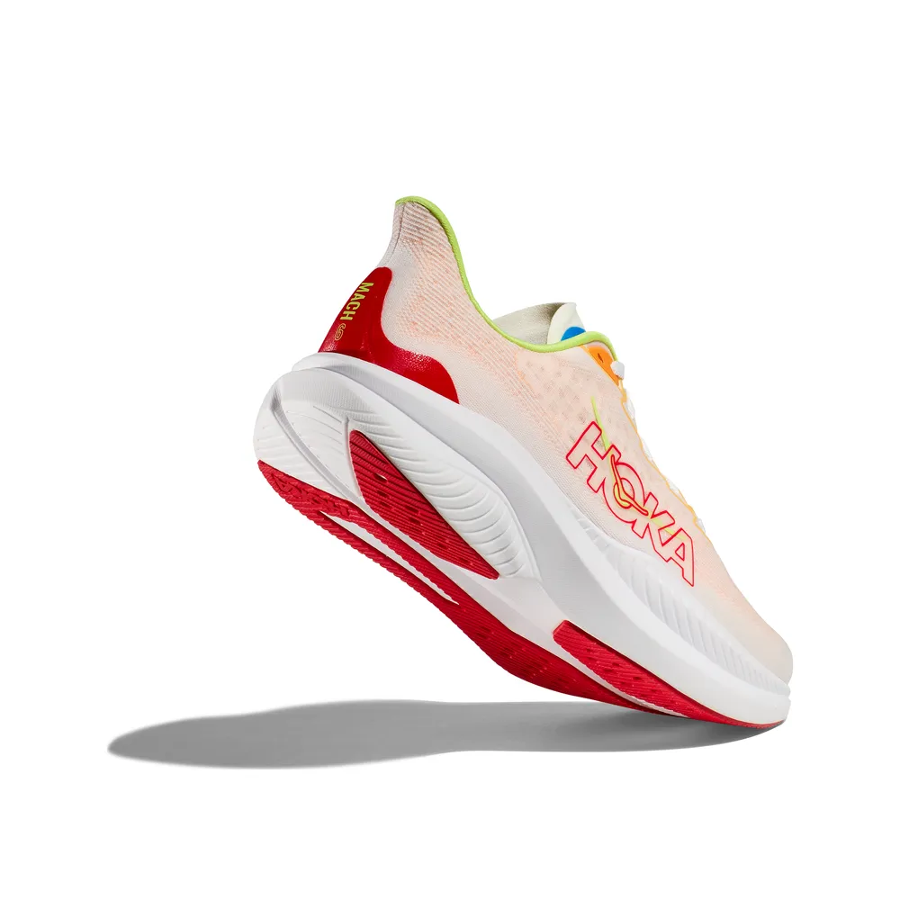 Mens Mach 6 - White/Solar Flare