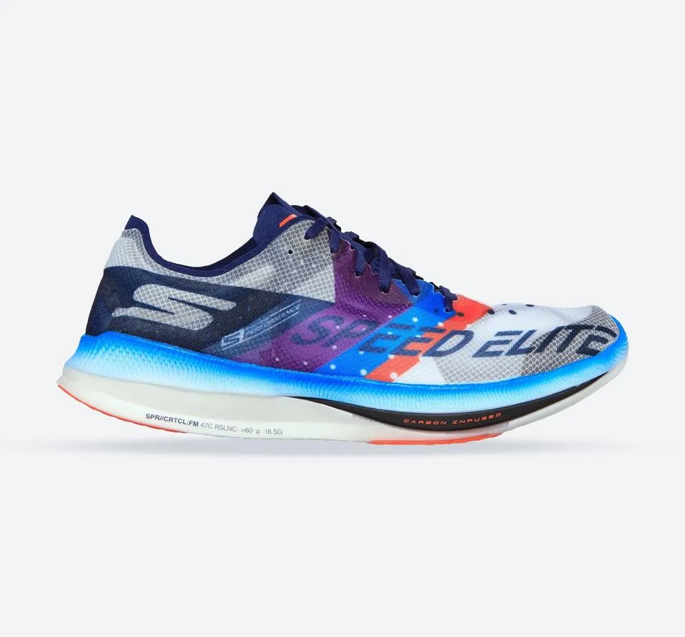 Men's Wide Fit Skechers 55221 Go Run Speed Elite Sports Trainers