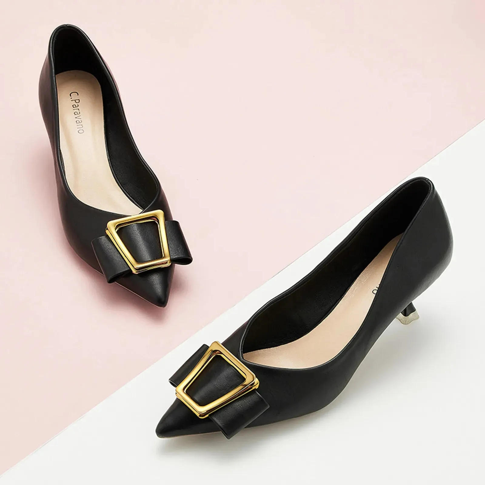 Metal Tie Pumps (Olivia)