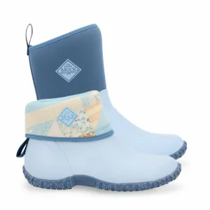 Muck Footwear Women MUCKSTER II MID BLUE/QUILTEDFLORAL