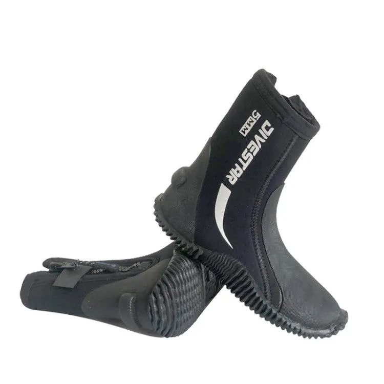 Neoprene 5mm Diving Boots with Puncture-Resistant Sole for Water and Land Activities