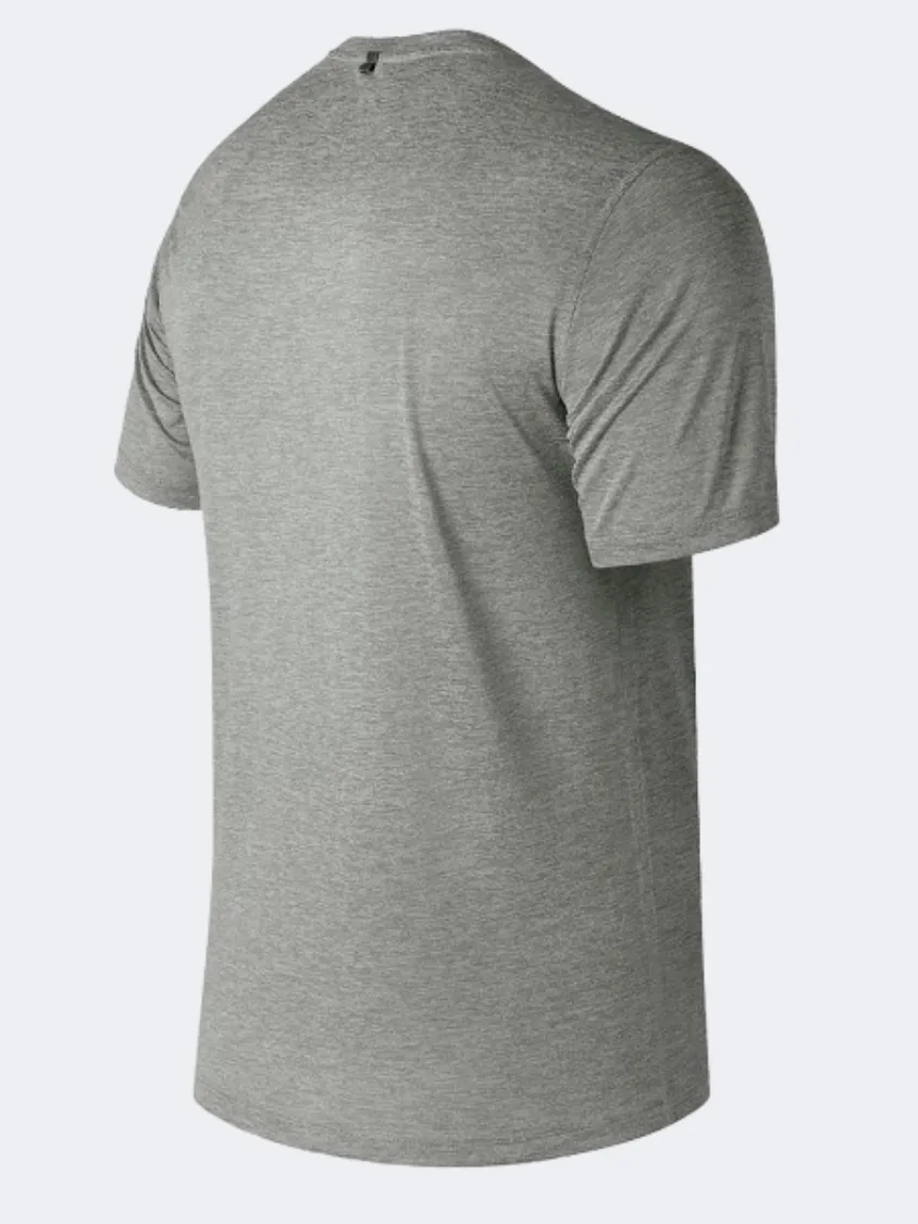 New Balance Core Heathered Men Performance T-Shirt Athletic Grey